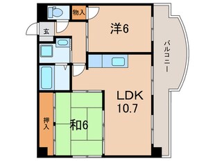 ロイヤルコーポ加古川の物件間取画像